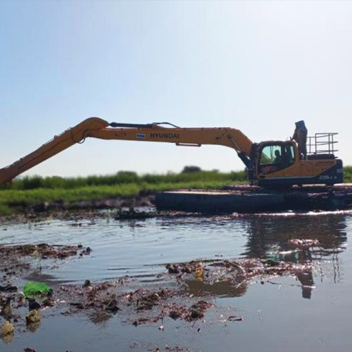 Escavadeira Anfibia Controle Remoto